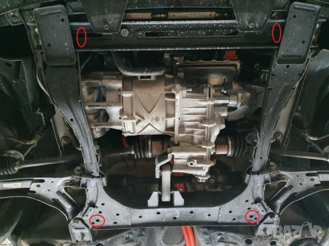 Метална кора под двигател и скоростна кутия Dacia Spring 2021г – 2024г, снимка 4 - Аксесоари и консумативи - 53298661