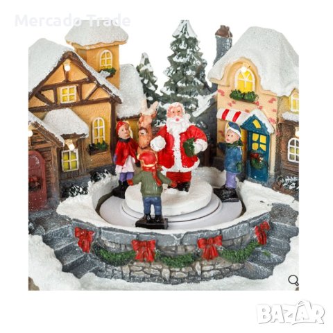 Коледна къщичка Mercado Trade, С движение, LED светлина, снимка 4 - Декорация за дома - 42820377