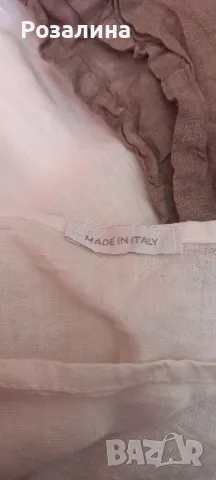 Елегантна ленена рокля р.XL, снимка 3 - Рокли - 49556209