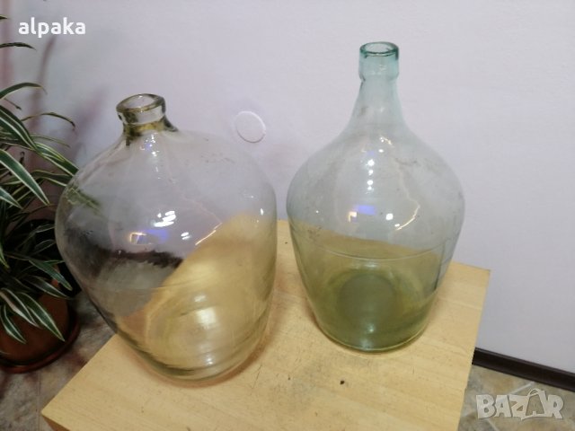 Продавам стъклена дамаджана, дебело стъкло - 15л, снимка 2 - Други - 30780027