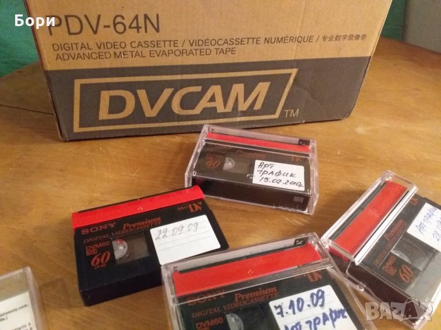 SONY mini DV  касети, снимка 1 - Камери - 31894708