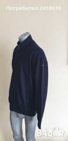 Paul & Shark Bretagne Light Woll Cardigan Knitted Full Zip Mens Size 2XL ОРИГИНАЛ! Мъжка Вълнена Жил, снимка 8 - Пуловери - 48664286