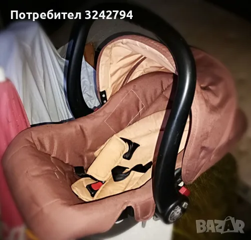 Седалка за бебе кош за бебе за кола, снимка 2 - За бебешки колички - 48776897