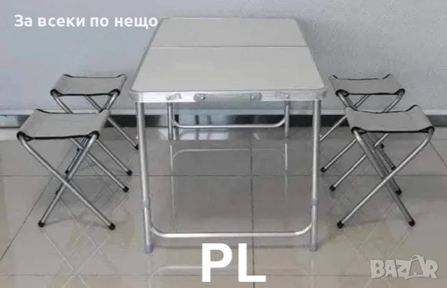 Сгъваема къмпинг маса с 4ри стола Код P80, снимка 2 - Къмпинг мебели - 49147157