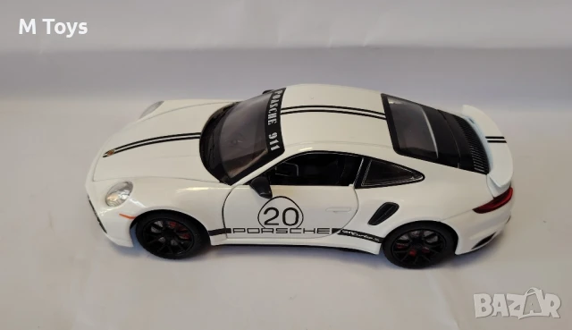Метален модел Porsche 911 – 1:24 със звук и светлина!, снимка 2 - Коли, камиони, мотори, писти - 50921757