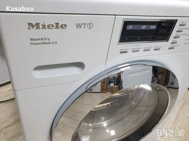 Miele WT1 PowerWash - Пералня със Сушилня Миеле 12м Гаранция, снимка 2 - Перални - 53895201