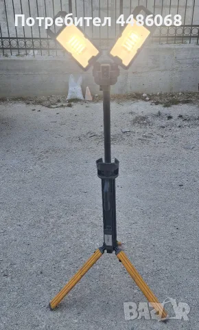 2 броя лед прожектора, фенера за работа, лампи за обект NightSearcher Tower Pro 5K led 5000 лумена , снимка 4 - Прожектори - 56117268