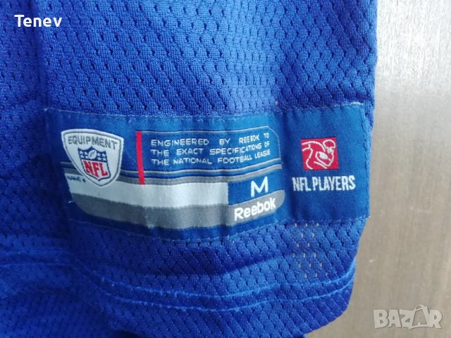 New York Giants Justin Tuck #91 Reebok Jersey NFL оригинална тениска фланелка размер М, снимка 3 - Тениски - 42824052