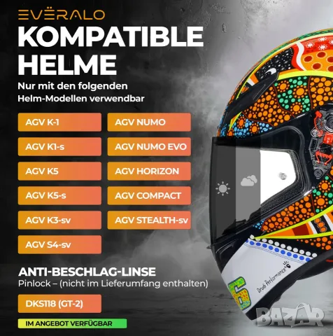 Визьор за AGV K1/K3/K5/S4

Фотохромен , снимка 2 - Аксесоари и консумативи - 55772143