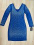 Дамска синя рокля, снимка 1 - Рокли - 31825370
