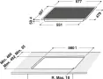 Висококачествен Индукционен Котлон/Плот за Вграждане Bauknecht BS 7160C FT Flexi Duo 4 Зони Индукция, снимка 4