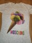 Сива тениска MOSCHINO размер М цена 10 лв., снимка 3