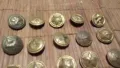 Лот 22 стари военни копчета БНА, снимка 3
