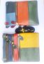 Мъжка и дамска -  унисекс кожена чантичка  за мъже и за жени с дълга дръжка многоцветна 