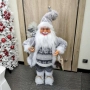 Декоративен Дядо Коледа в сиво – уют, топлина и празничен дух / 70см, снимка 2