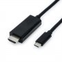 Кабел  USB Type C - HDMI, M/M, 2m Roline S3731 SS301263 Мъжко-Мъжко