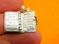 Старинна малка  руска сребърна библия с господнята молитва, Отче наш Русская Библия, снимка 9