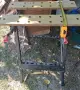 Преносима монтажна маса с регулируем по широчина плот , снимка 1