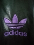 Adidas Chile 62 оригинално мъжко черно-лилаво горнище размер S Vintage Trefoil ретро блестящо , снимка 6