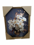 Вълнуваща картина с нежна ваза и разцъфнали цветя, снимка 1 - Картини - 44926561