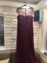 дамска рокля хл в цвят бордо 89лв, снимка 2