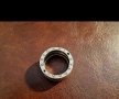 Мъжки сребърен пръстен на марката bvlgary , снимка 1