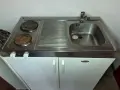 Мини кухня Whirlpool- Хладилник, мивка, котлони и шкаф , снимка 5