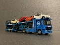 Mercedes Actros 1844 MP2 Kässbohrer SuperTrans Herpa 1:87 Автовоз, снимка 2