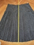 Черна пола плисе на точки , размер 42, талия 49 см., дължина 76 см., снимка 9