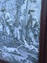 Голямо порцеланово пано на ловна тематика Mosa Holland антика уникат , снимка 4