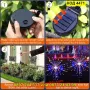 Многоцветна соларна лампа фойерверки многоцветна светлина, 200 LED, 8 режима - КОД 4471, снимка 10