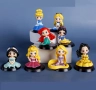 Комплект фигурки Принцесите на Дисни, Disney princess, фигурки за торта или игра Ариел, Рапунцел, Сн, снимка 1