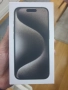 Iphone 15 pro 128gb neutral titanium нов от А1, снимка 1