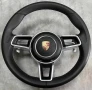 Спортен кожен/карбонов волан Porsche Panamera Cayenne Cayman Boxter911, снимка 2