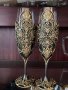 Чаши за вино или шампанско ръчна изработка, снимка 1 - Декорация за дома - 39912008