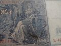 Райх банкнота - Германия - 100 марки / 1910 година рядка Имперска банкнота с червен печат- 17948, снимка 9