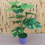 Декоративно изкуствено растение Монстера в саксия, снимка 3