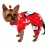 Коледен кучешки гащеризон Коледни кучешки дрехи Коледна дреха за куче, снимка 4