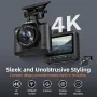 4K GPS Dash Cam Front and Rear, снимка 1