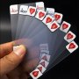 Прозрачни PVC Водоустойчиви пластика карти за игра на покер БЕЛОТ