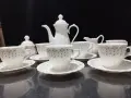 Стар български костен порцелан Бонония Нона лукс сервиз за чай , снимка 4