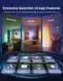 Смарт LED ъглова лампа Govee RGBIC Floor Lamp Basic (1000lm, Черна), снимка 6