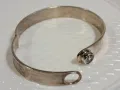 маркова твърда сребърна гривна белезник , снимка 5