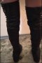 Черни ботуши-Чизми, снимка 6