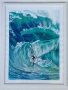 Сърфист в океана #сърф #океан #специалнацена, снимка 1 - Картини - 29286317
