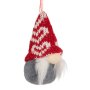 Коледна украса 5 Броя Коледен гном с червена шапка, 11см, снимка 3