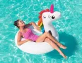 Надуваем пояс Bestway еднорог, 136 х 131 см, за басейн и плаж, снимка 1