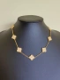 Дамско златно колие с 10 детелини Van Cleef & Arpels VCA, снимка 3