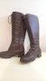 Дебели дамски ботуши, естествена кожа и вълна, снимка 3