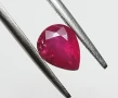 Очарователен ненагряван рубин с красив цвят 1.29кт.! Сертификат! Нов!, снимка 2